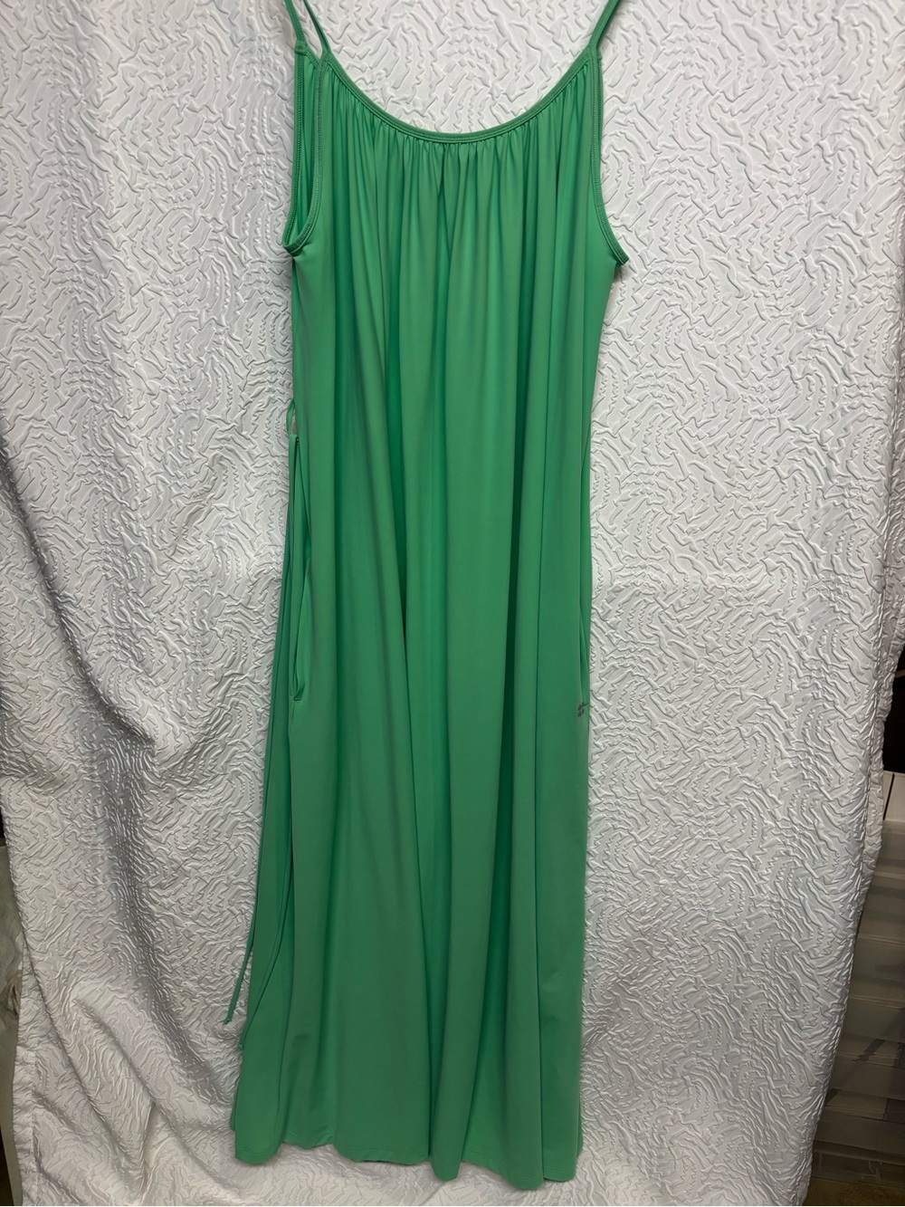 Sweaty Betty Green Maxi Dress Flowy Boho Resort Vacation NWT - Picture 4 of 6